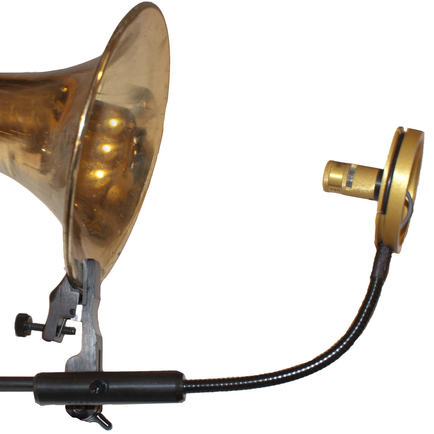 P808 On Bell Mount Trombone & Low Brass Microphone (w/ Preamp